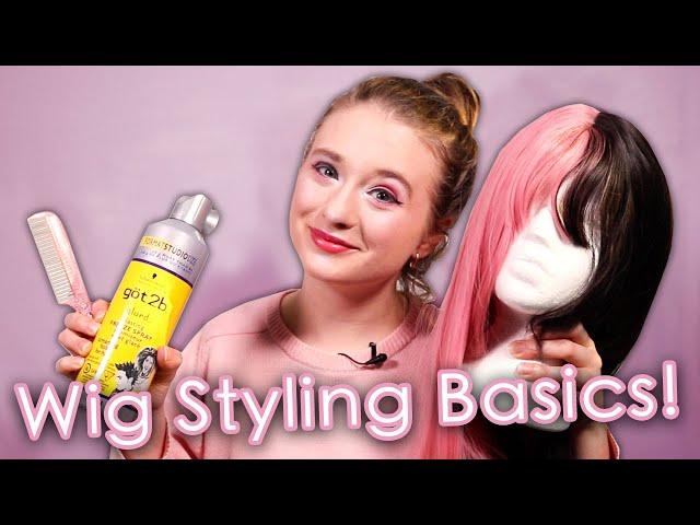 Cosplay Wig Styling Basics! [ How to Brush, Trim & Style a Wig ] | AnyaPanda