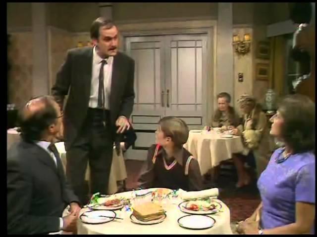 Fawlty Towers, Bad customer service (ESL annotations)