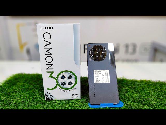 TECNO CAMON 30 5GMEDIATEK DM-7020 50MP SELFIE AF33W FAST CHARGER #youtube #trending #unboxing