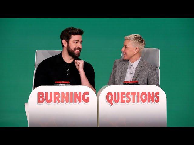 Extended Cut: John Krasinski Answers Ellen's 'Burning Questions'