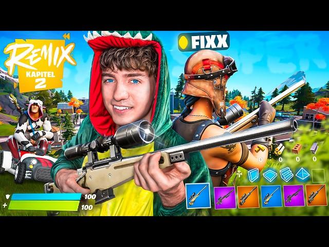 Die ONLY SNIPER Challenge in FORTNITE! (Chapter 2) mit Fixx