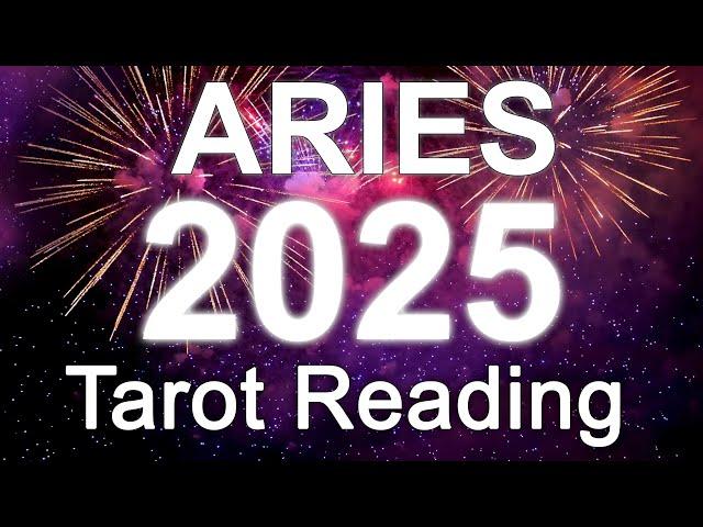 ARIES 2025 YEARLY TAROT READING "HERE COMES THE SUN ARIES!" #tarotreading #2025 #ariestarot