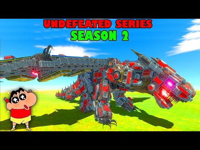 UNDEFEATED SERIES - SEASON 2 - EPISODE 1 in Animal Revolt Battle Simulator with SHINCHAN and CHOP