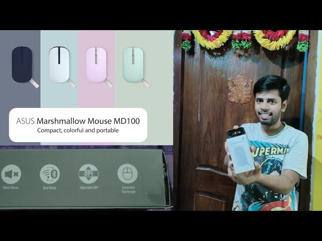 Asus Marshmallow️Mouse | Windows & Mac OS(Apple) For Professional 