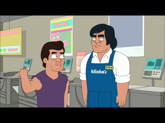 American Dad - Stelio Kontos and Luiz FULL SCENE