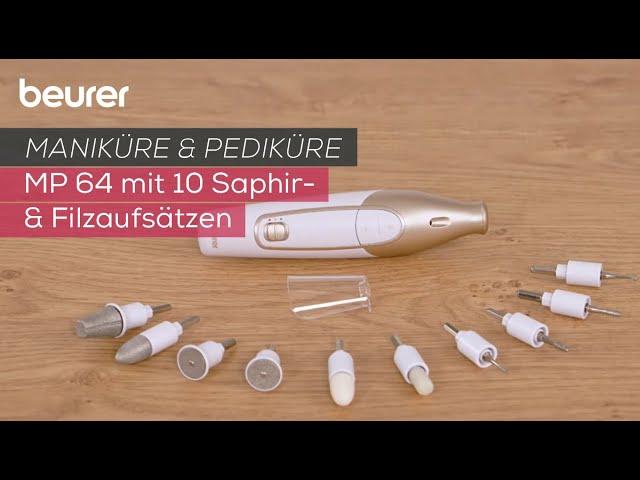 Maniküre und Pediküre Set mit kabellosem Nagelfräser | Beurer MP 64