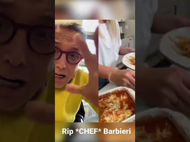 Barbieri impazzisce con la lasagna americana