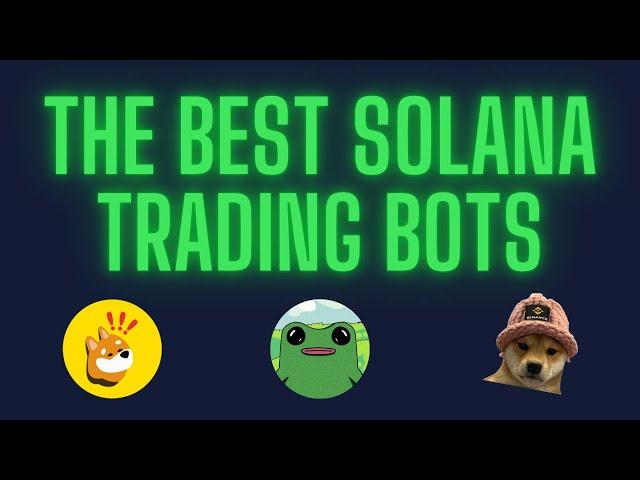 The 5 Best Solana Trading Bots