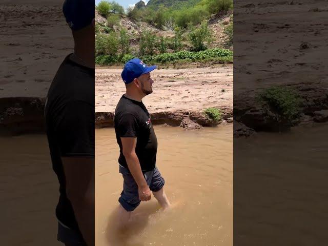 Rio Moctezuma debajo del puente en San Pedro de la Cueva - Julio 24 de 2024