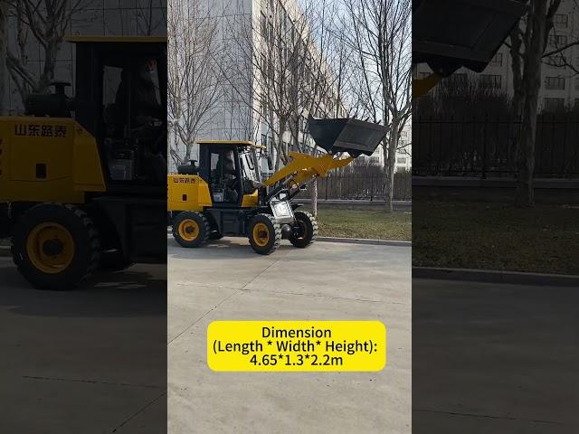 From Chinese factory mini wheel loader, model no: 920 Lifting height:3m test