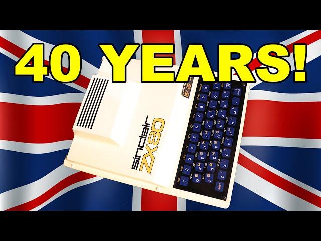 Sinclair ZX80 40th year anniversary