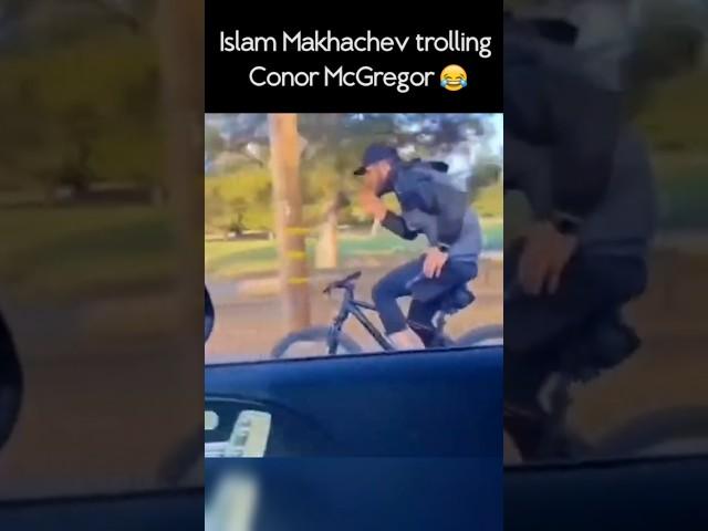 Islam Makhachev trolling Conor McGregor