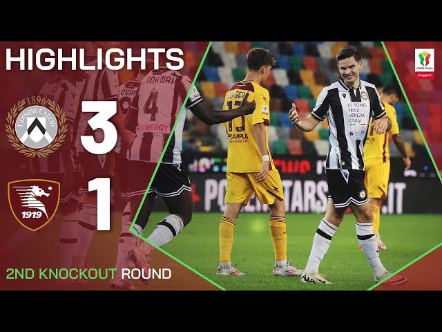 UDINESE-SALERNITANA 3-1 | HIGHLIGHTS | Friulians march on | Coppa Italia Frecciarossa 2024/25