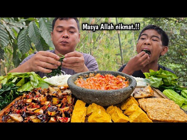 MASYA ALLAH NIKMAT ! MUKBANG JENGKOL BALADO + LALAPAN BUNUT + TAHU TEMPE + SAMBEL