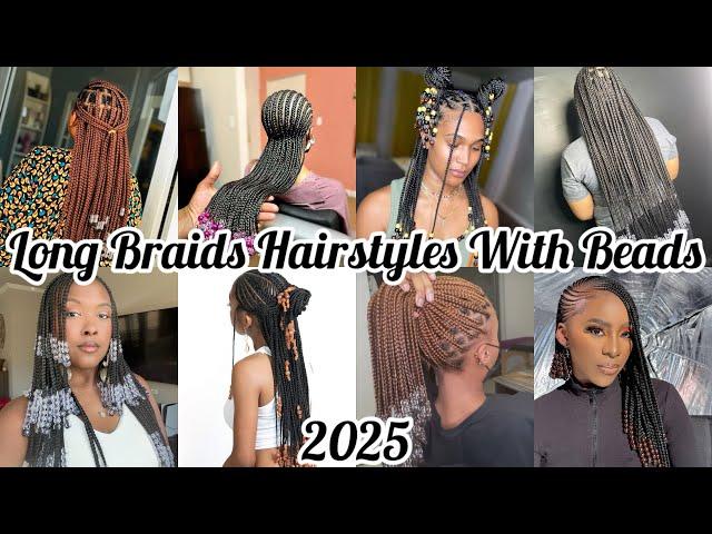 ‼️Most Amazing Long Braids Hairstyles With BeadsA Must To Try