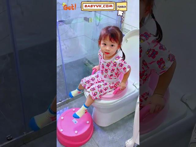 Is Your Baby Ready to Transition to the Toilet? Try the Multi-Age Baby Toilet Seat! #baby