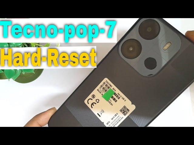 Tecno pop 7 Hard Reset password unlock | Tecno Pop 7 Pro Hard Reset And Unlock