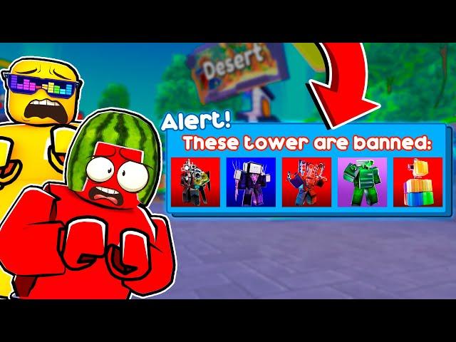 Toilet Tower Defense BANNED THESE...?