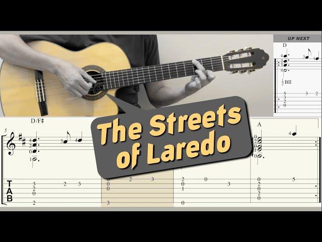 The Streets of Laredo (Guitar) [Notation + TAB]