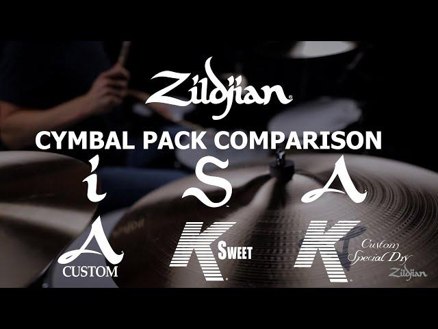 Zildjian Cymbal Pack Comparison