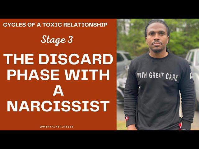 The discard phase of a toxic relationship with a Narcissist. The emotional and physical discards