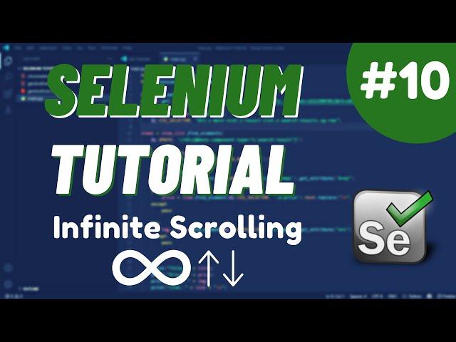 Python Selenium Tutorial #10 - Scrape Websites with Infinite Scrolling