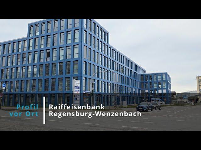 Die neue Unternehmenszentrale der Raiffeisenbank Regensburg-Wenzenbach