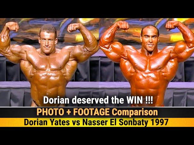 Dorian Yates vs Nasser El Sonbaty - Mr. Olympia 1997