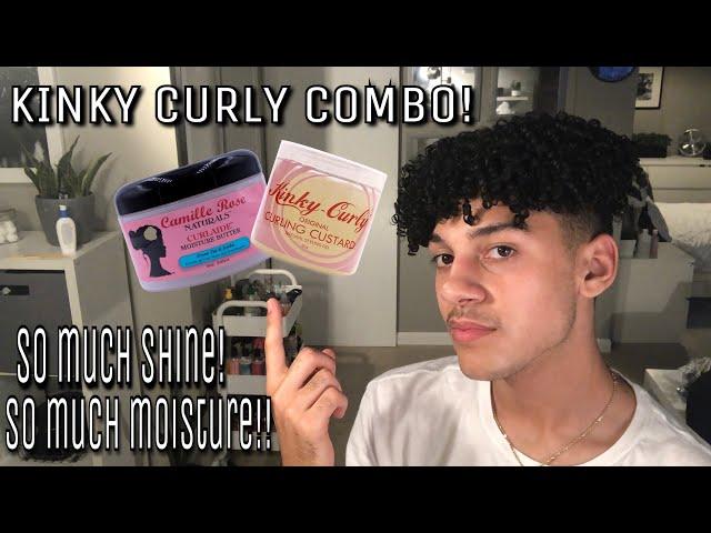 Trying A Kinky Curly Wash N Go Combo!