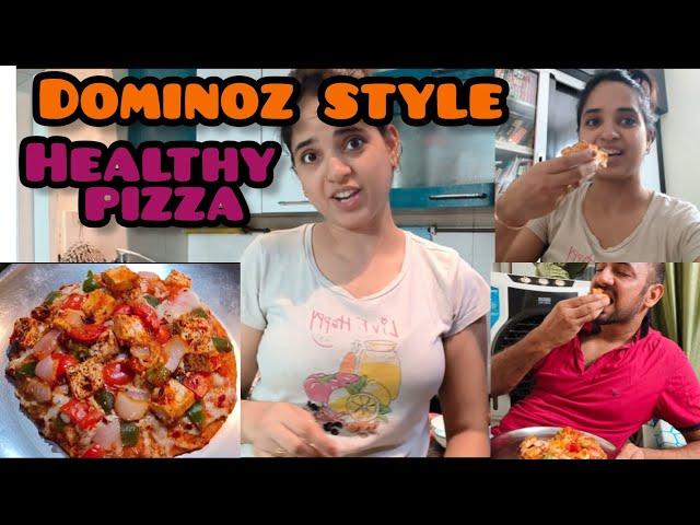 Healthy pizza Jo dieting me bhi kha sakte ho #healthypizza #pizza #healthy #pizzalover #pizzarecipe