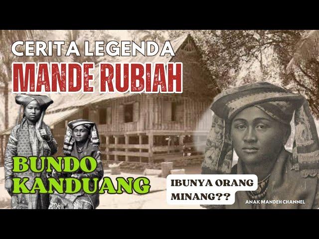 WHO IS MANDE RUBIAH?? (BUNDO KANDUANG) MINANG'S STORY