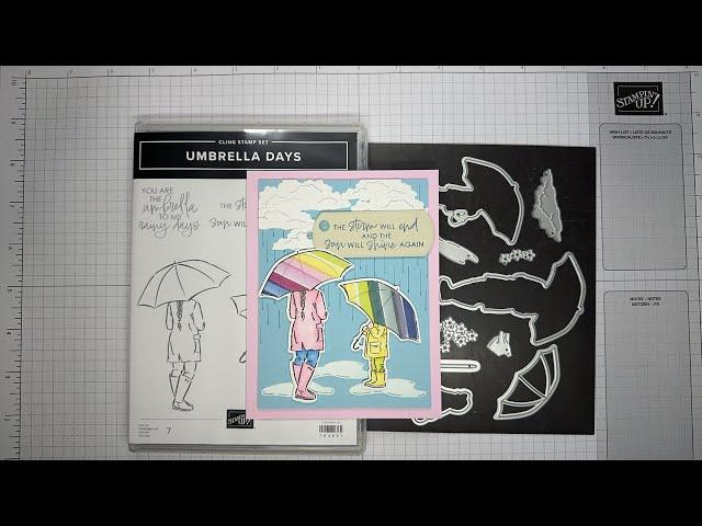 Stampin’ Up! Umbrella Days Storm Will End Card Tutorial