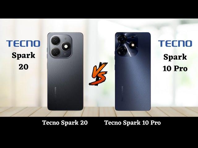 Tecno Spark 20 Vs Tecno Spark 10 Pro - Full Comparison 2023