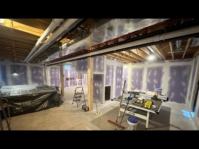 Finishing My Basement (Part 4) Drywall Finishing Phase