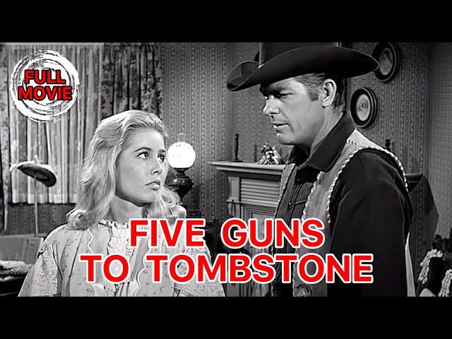 Five Guns To Tombstone | English Full Movie | Western