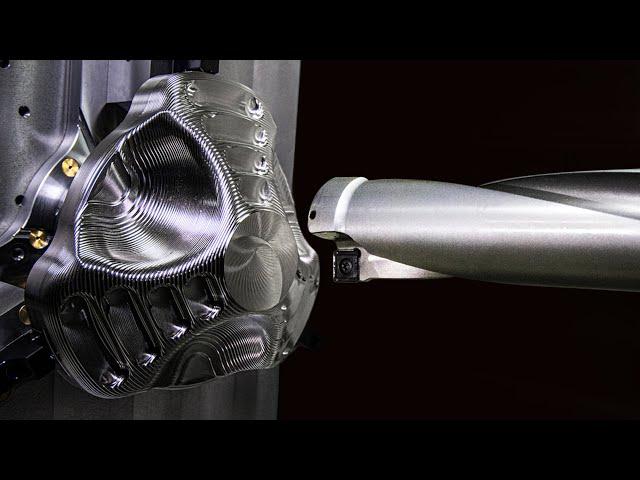 60HP MAKINO | High Level Titanium Machining | Incredible Aerospace Part