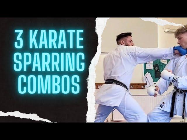 3 x Karate sparring combinations to try in your next session