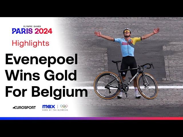 Remco Evenepoel seals the Olympic DOUBLE!  | Men's Road Race Final | #Paris2024 #Olympics