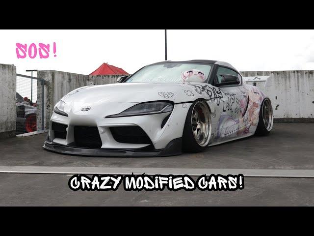 Crazy modified cars at massive car show!