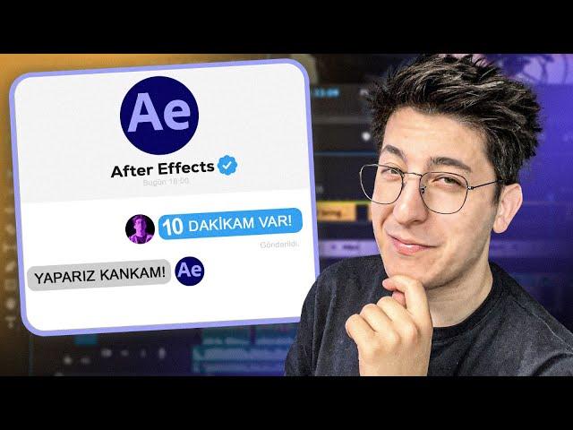 10 dk'da SIFIRDAN After Effects 2024 ile Animasyon Öğren! (Edit Yapımı)