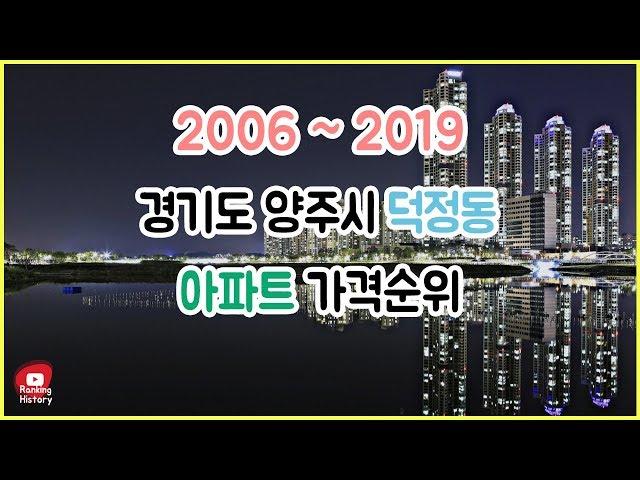 경기도 양주시 덕정동 아파트 실거래가 ▶ 매매 가격 순위 TOP 20