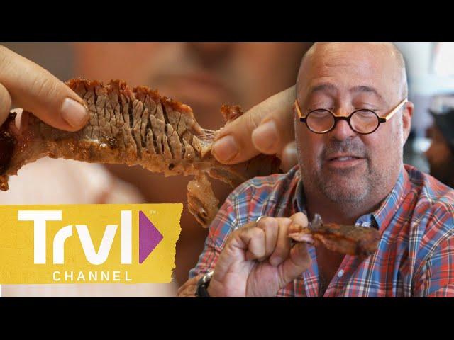 Legendary BBQ in Kansas City | Bizarre Foods with Andrew Zimmern | Travel Channel