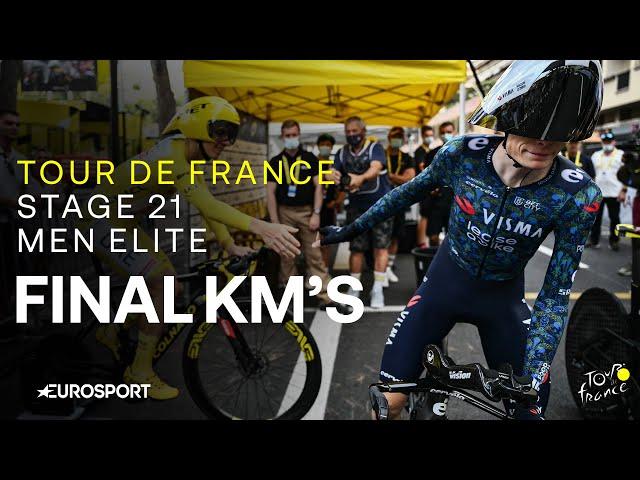 COMPLETE DOMINATION!  | Tour de France Stage 21 Final Kilometres | Eurosport Cycling