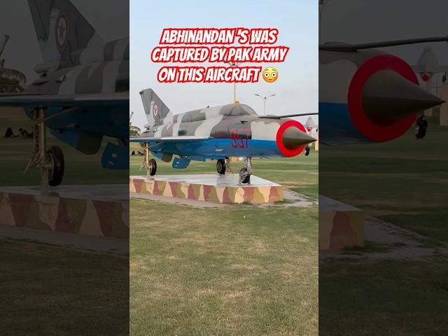 Abhinandan an Indian Air Force Officer who flew MiG-21 Bison was shot by Pakistan Air Force #foryou