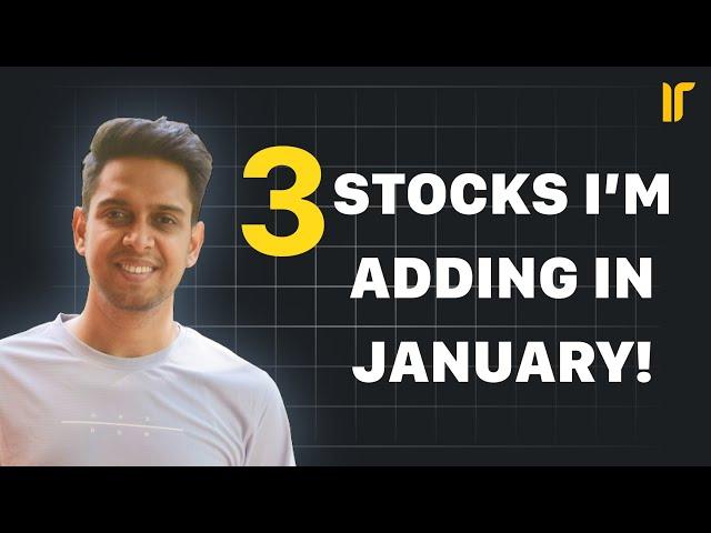 Adding 3 New Stocks In January [Portfolio Rebalancing] #stockmarket #momentumstocks #investor