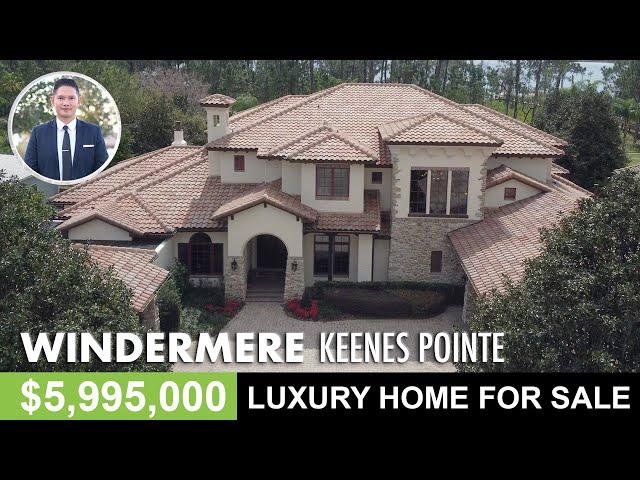 Luxury Mansion Tour Windermere | For Sale $5,995,000 | Keenes Point | Orlando Realtor