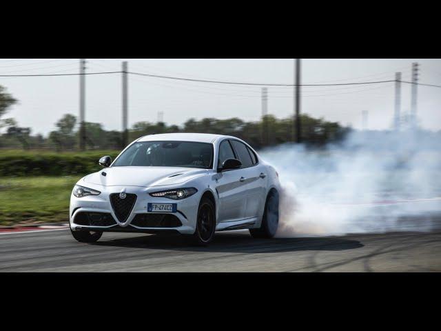 Alfa Romeo Giulia Quadrifoglio on track!