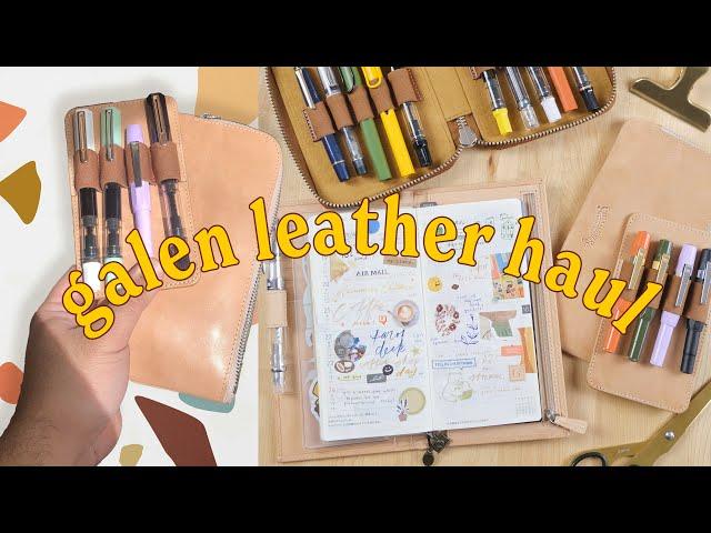 Galen Leather Haul | Natural Leather Pen Cases