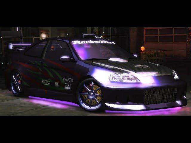 Need for Speed: Underground 2 Lap Knockout (Park Drive) | Honda Civic Si EM1