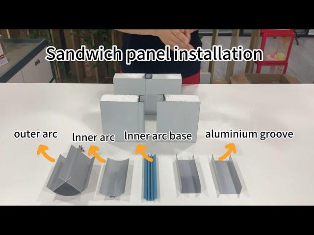 1 minute to learn Installation of Sandwich Panel